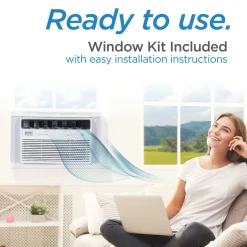 BLACK+DECKER 8000 BTU Window Air Conditioner with Inverter Technology