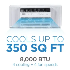 BLACK+DECKER 8000 BTU Window Air Conditioner with Inverter Technology