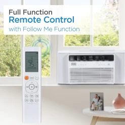 BLACK+DECKER 8000 BTU Window Air Conditioner with Inverter Technology