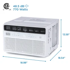 BLACK+DECKER 8000 BTU Window Air Conditioner with Inverter Technology