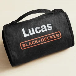 BLACK+DECKER Roll-Up Tool Bag with Toy Tools