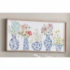Blue Potted Florals Wall Art