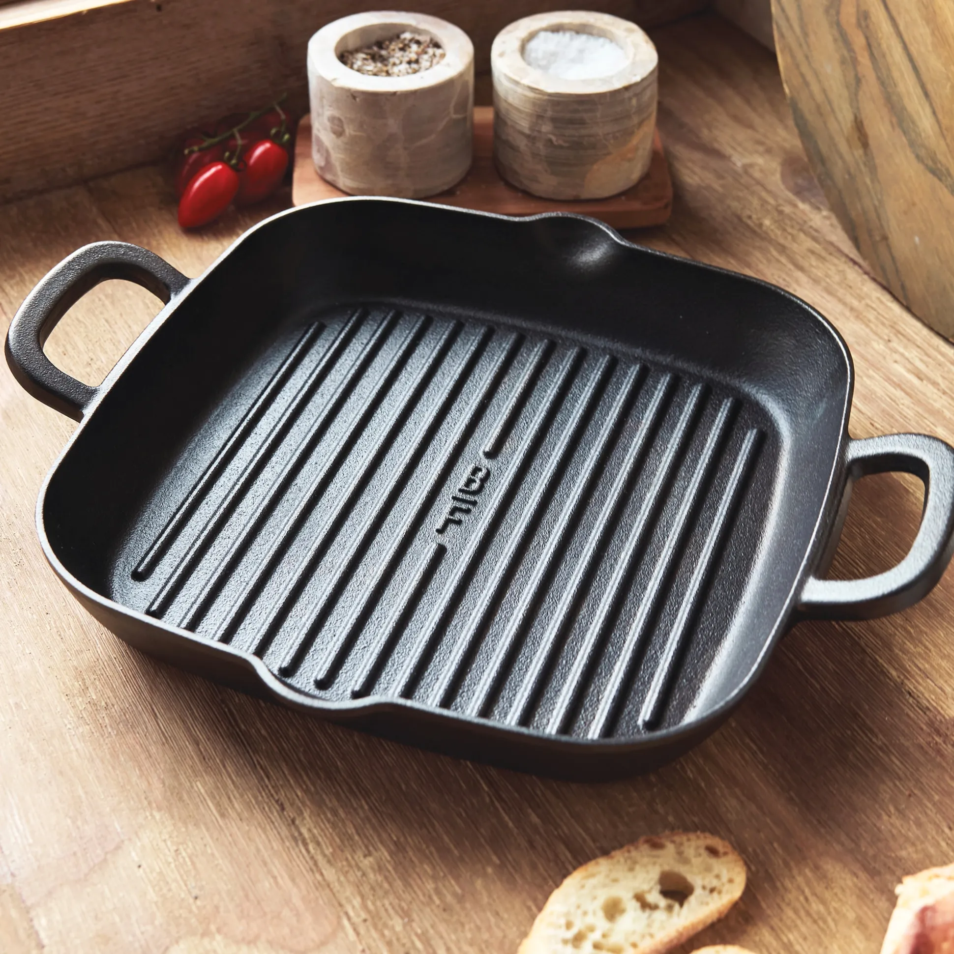 Bobby Flay by GreenPan 11" Cast Iron Square Grill Pan