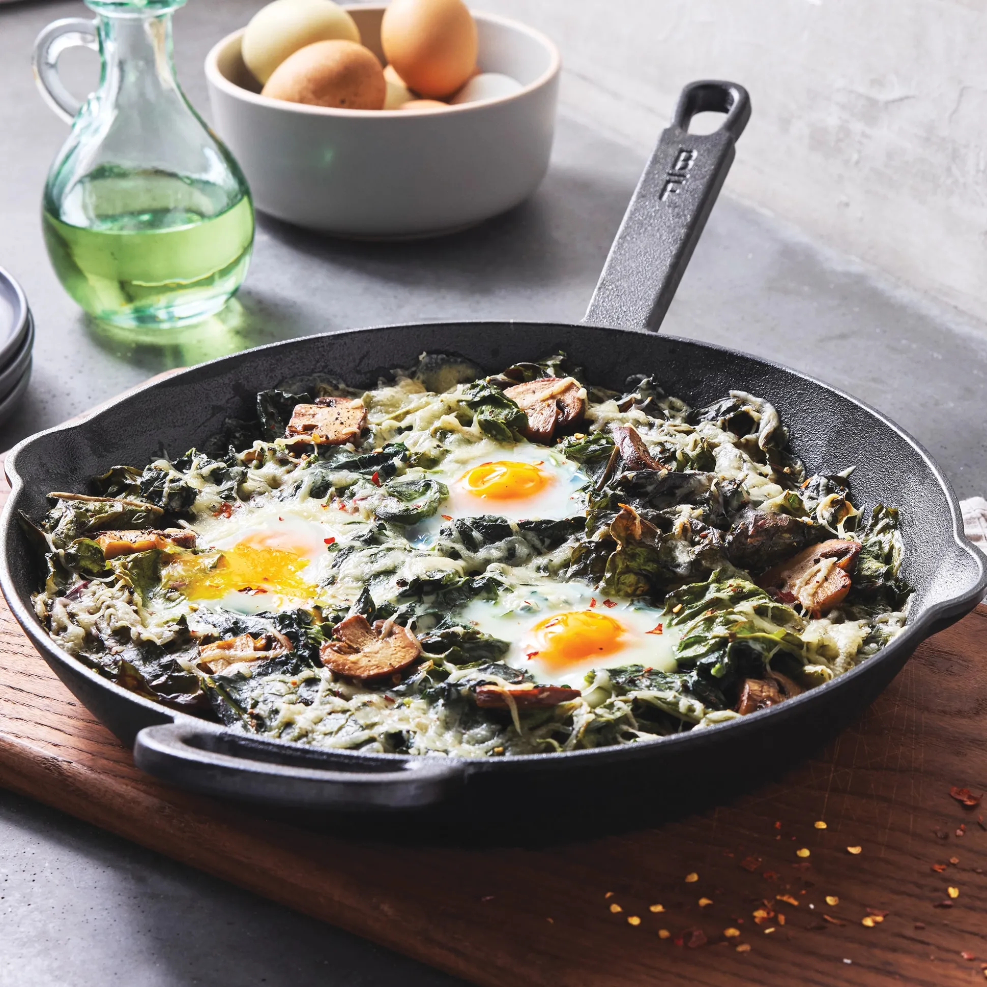 Bobby Flay by GreenPan 12" Cast Iron Fry Pan