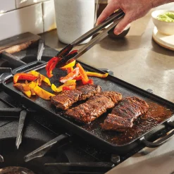 Bobby Flay by GreenPan Reversible Cast Iron Grill/Griddle Pan