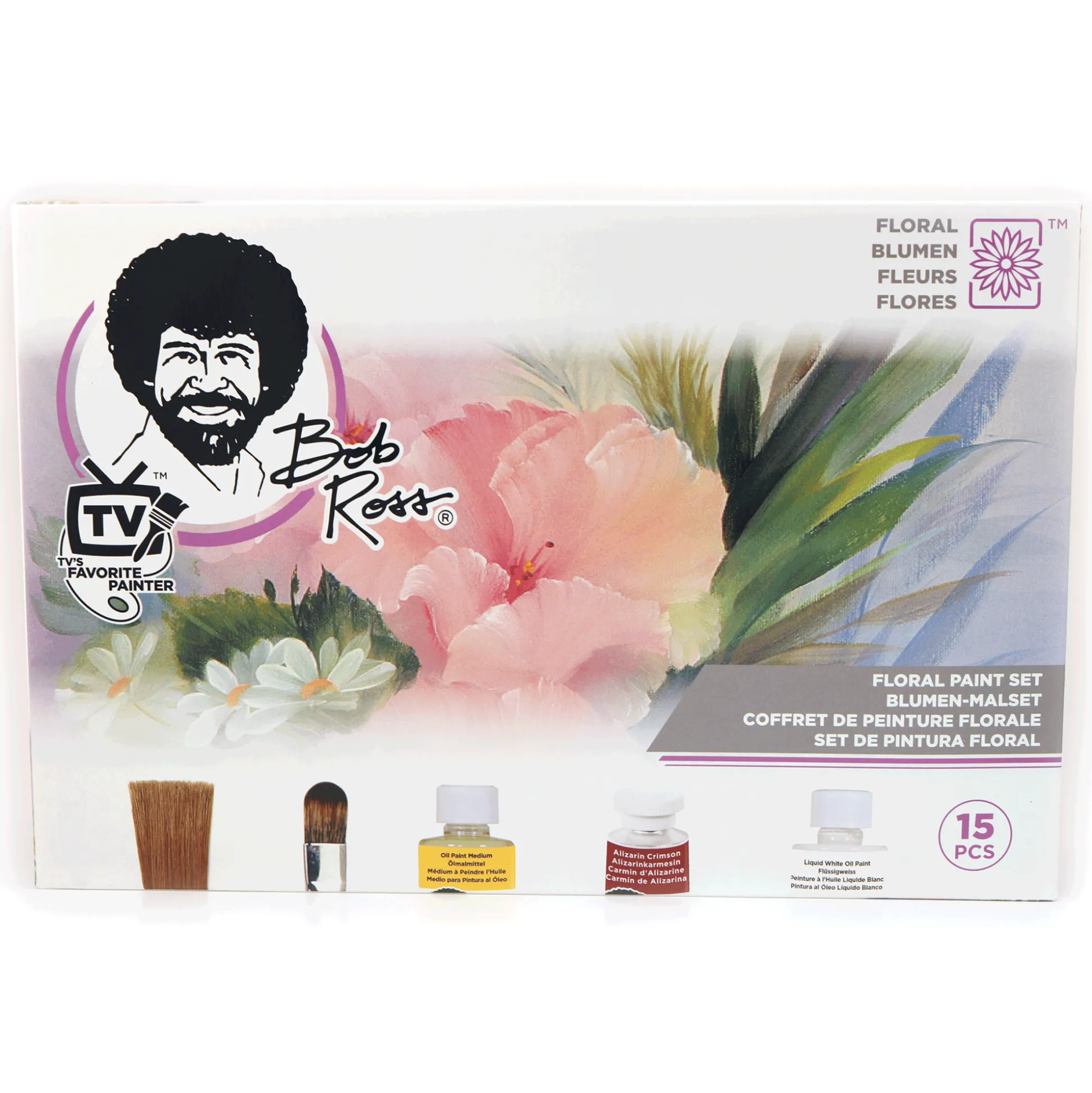 Bob Ross Grab & Go Floral Painting Kit