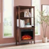 Bookshelf Fireplace
