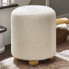 Bouclé Ottoman
