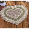 Braided Heart Mat