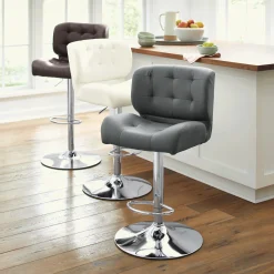 Bridger Adjustable Swivel Bar Stool