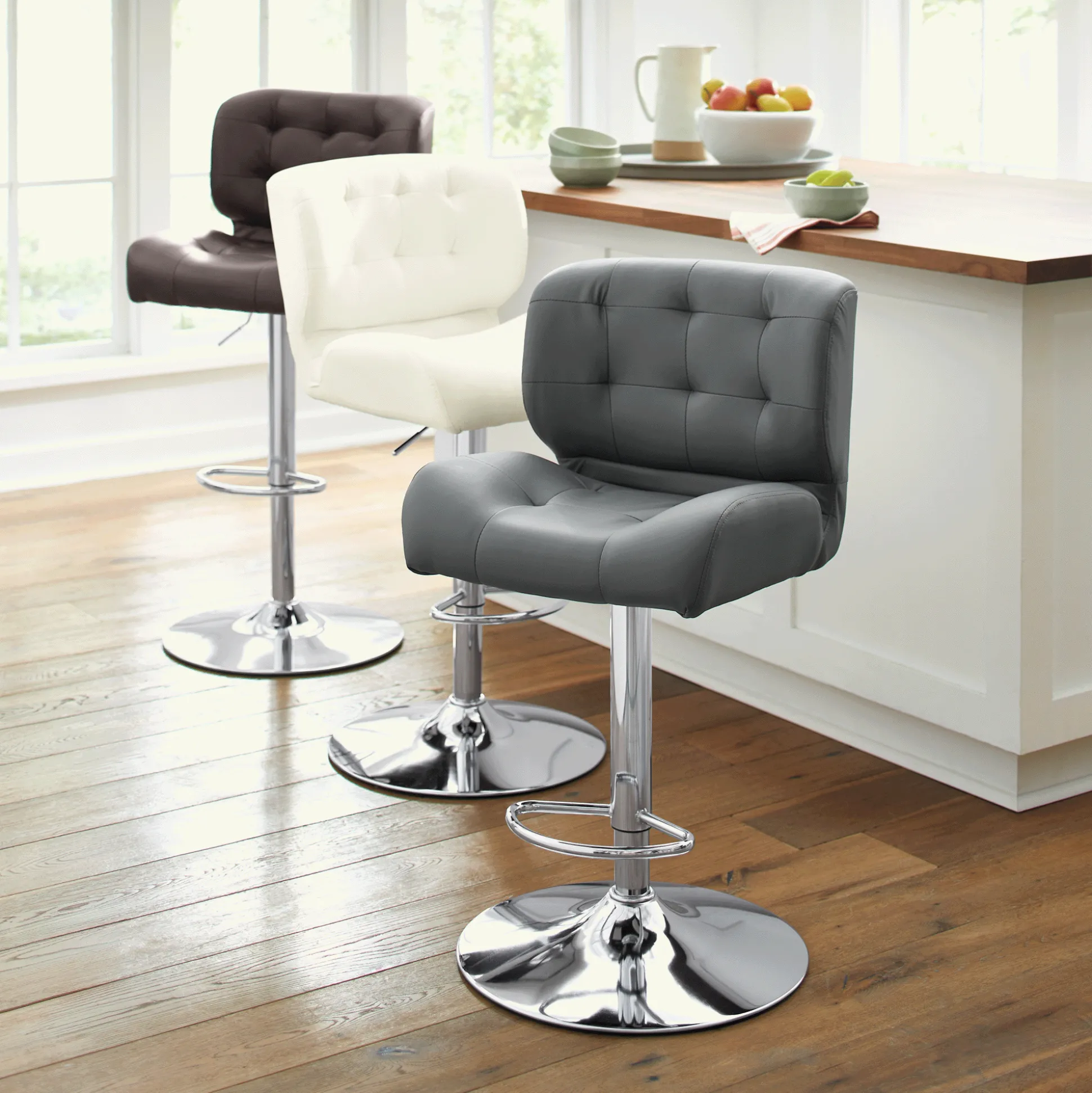 Bridger Adjustable Swivel Bar Stool