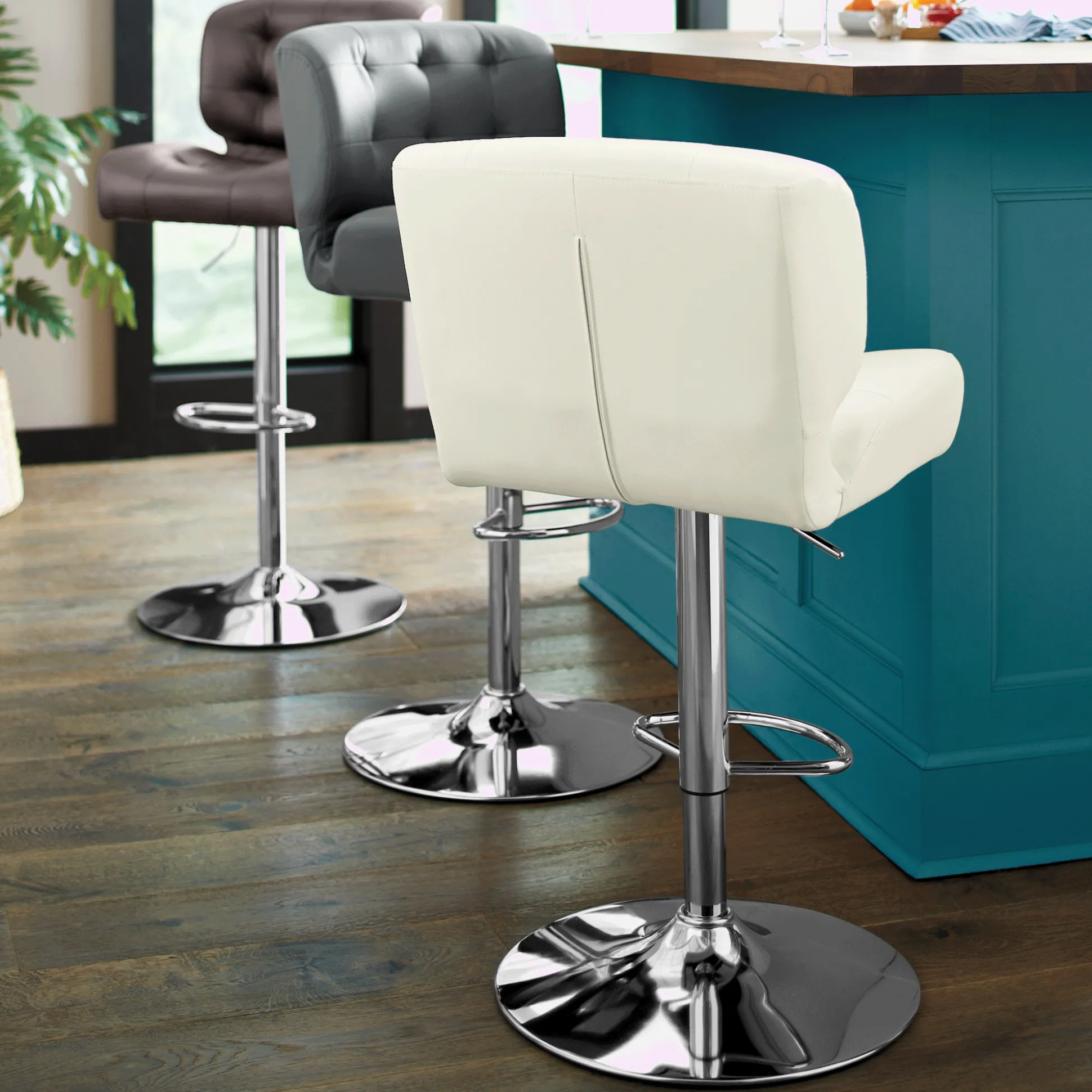 Bridger Adjustable Swivel Bar Stool
