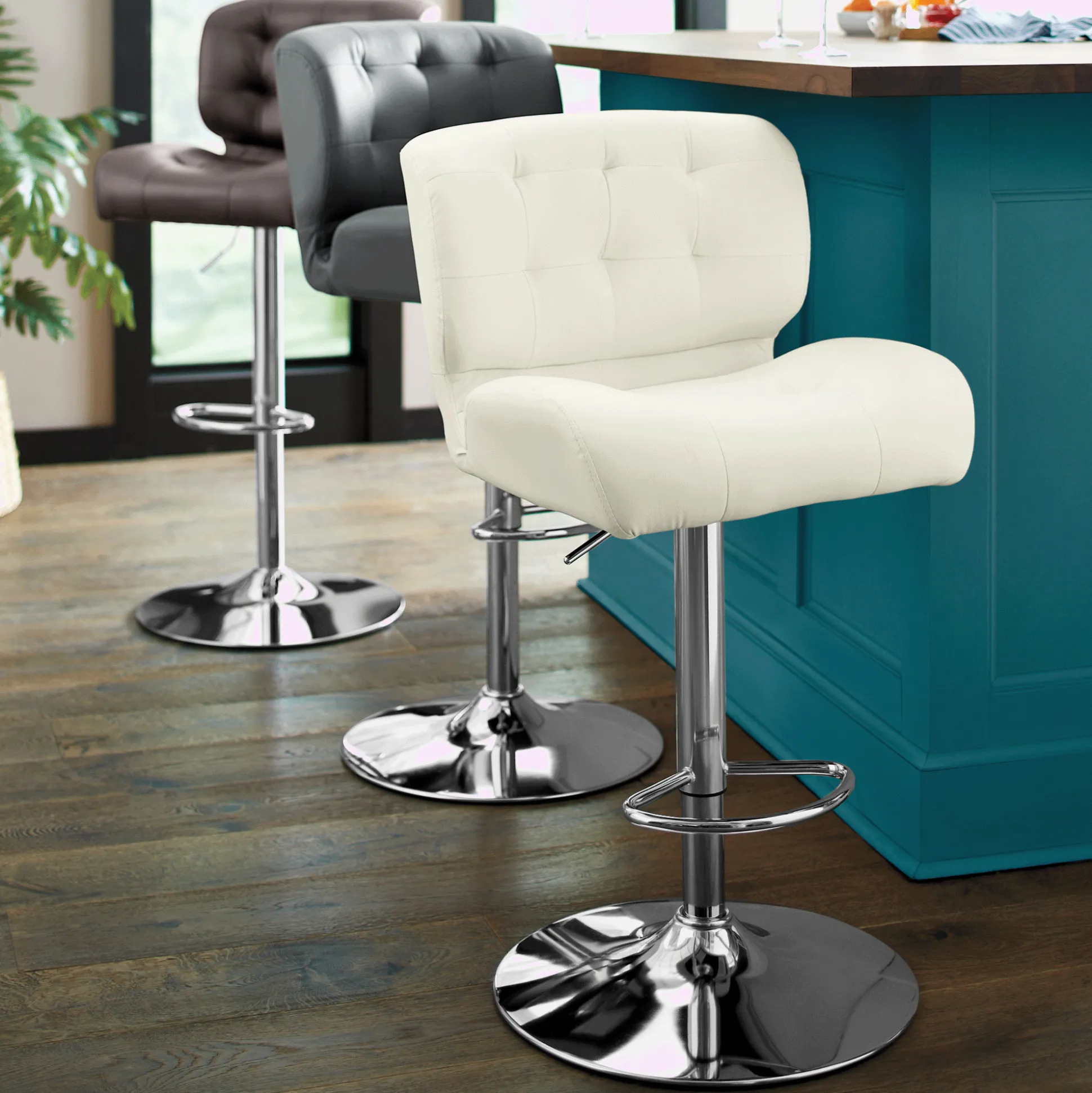 Bridger Adjustable Swivel Bar Stool