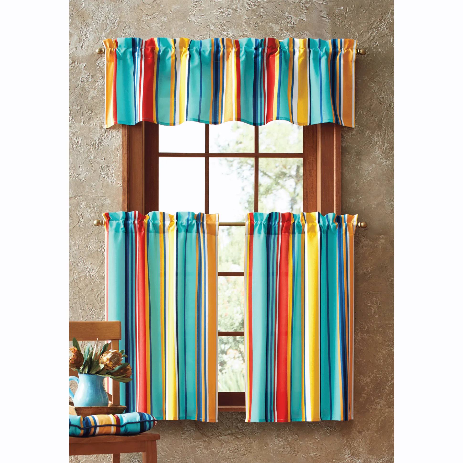 Bright Stripe Window Set