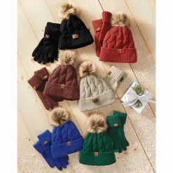 Britt's Knits Mainstay Hat and Tech Glove Set