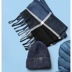 Britt’s Knits Men’s Winter Harbor Hat & Scarf Set