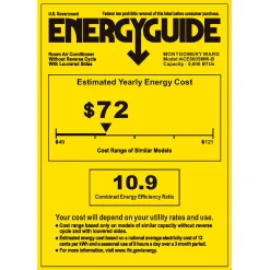 8,000 BTU Window Air Conditioner by Montgomery Ward
