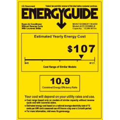 12,000 BTU Window Air Conditioner by Montgomery Ward