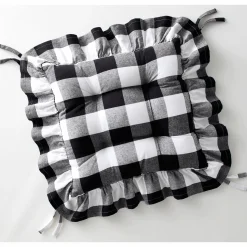 Buffalo Check Chair Cushion