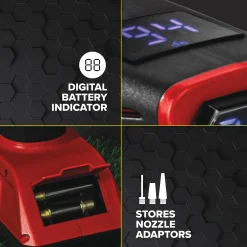 Bullseye Pro Rechargeable Tire Inflator