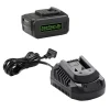 Bundle and Save Pack: Powr-Kraft 2-Pack 20V 4.0Ah Lithium-Ion Battery & Charger by Montgomery Ward