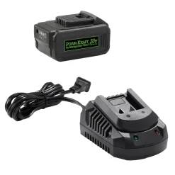 Bundle and Save Pack: Powr-Kraft 2-Pack 20V 4.0Ah Lithium-Ion Battery & Charger by Montgomery Ward