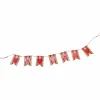 Burlap Heart Garland