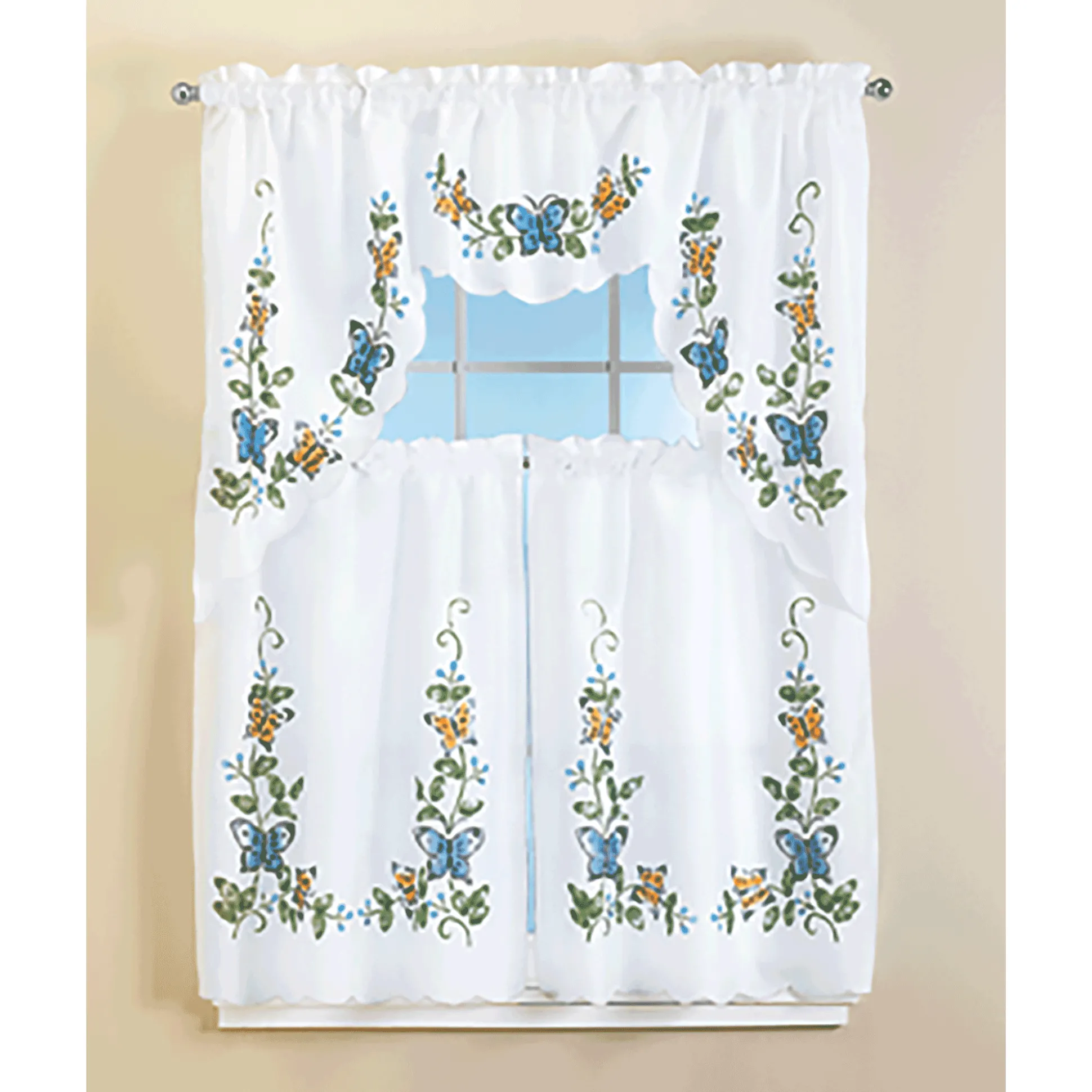 Butterfly Curtain Set