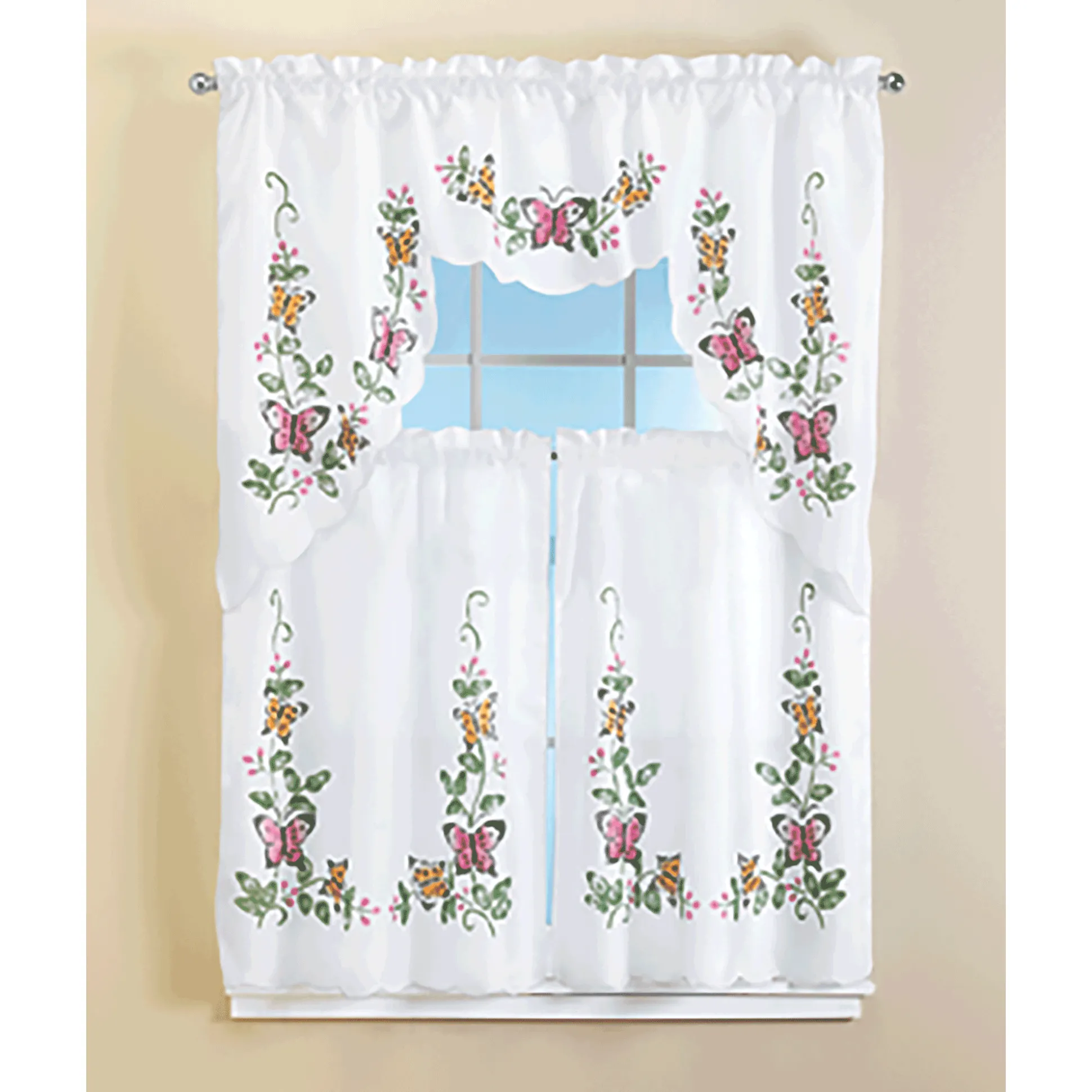 Butterfly Curtain Set