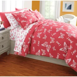 Butterfly Sentiments Down-Alternative Comforter