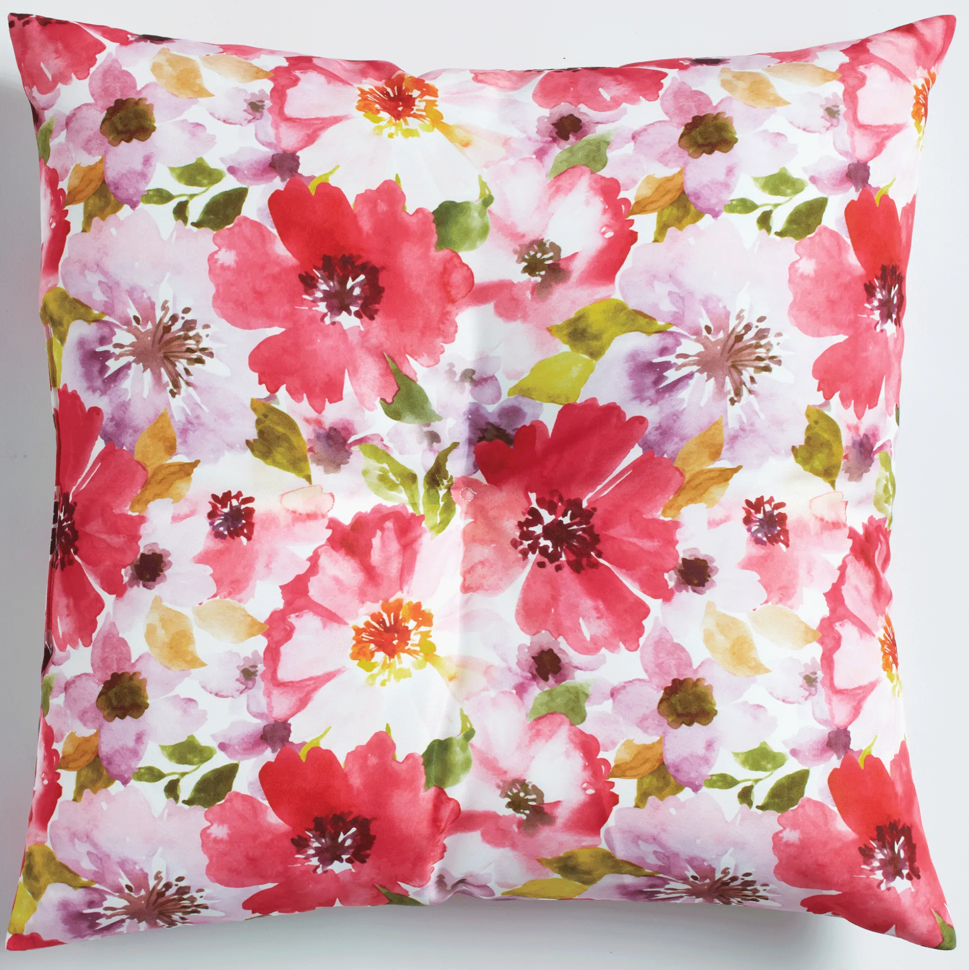 Button-Tufted Outdoor Pillow