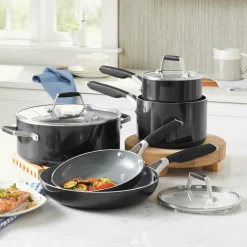 Calphalon Ceramic Nonstick 8-Piece Cookware Set