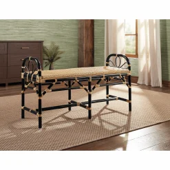 Camila Rattan Bench