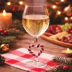 Candy Cane Glass Drinkware