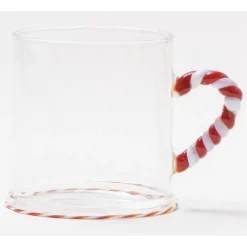 Candy Cane Glass Drinkware