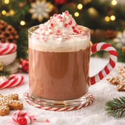 Candy Cane Glass Drinkware