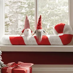 Candy Cane Gnomes Breeze Blocker