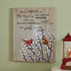Cardinal Blossoms Lighted Wall Art