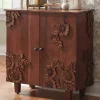Carved Flower Cabinet
