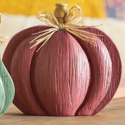 Carved-Look Pumpkin or Gourd