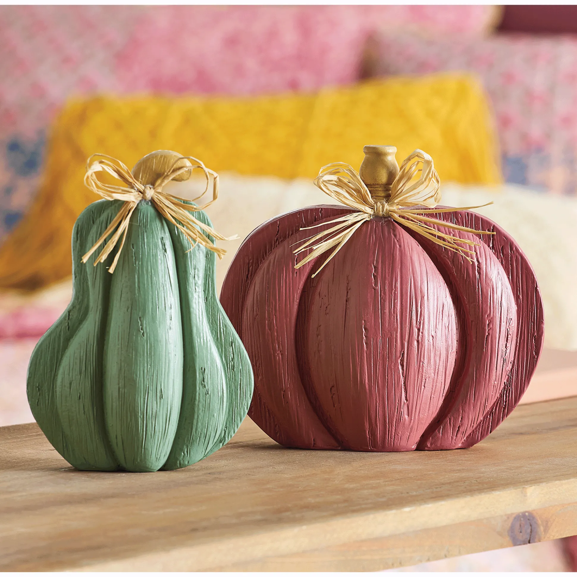 Carved-Look Pumpkin or Gourd