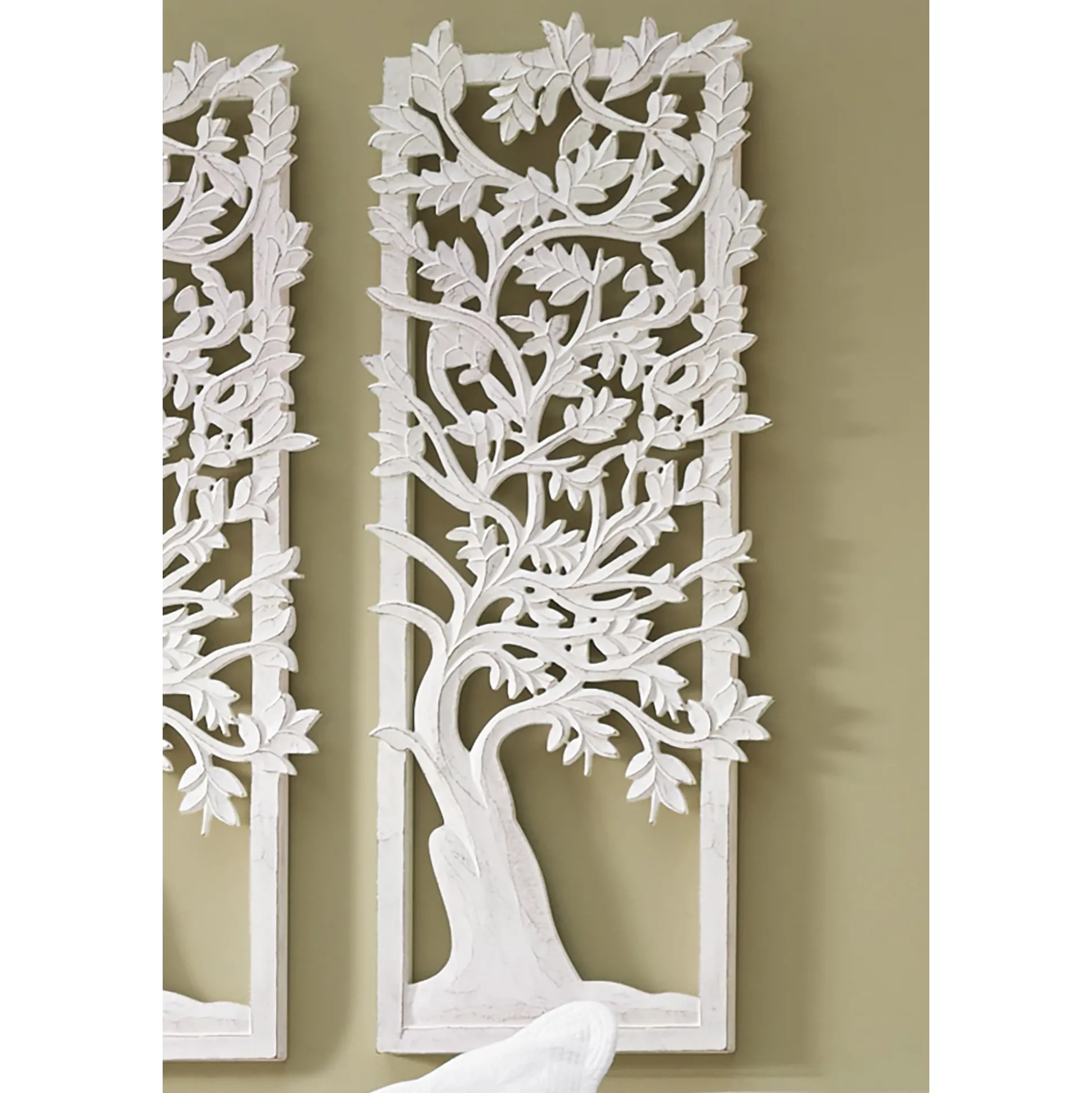 Carved Tree Wall Panel
