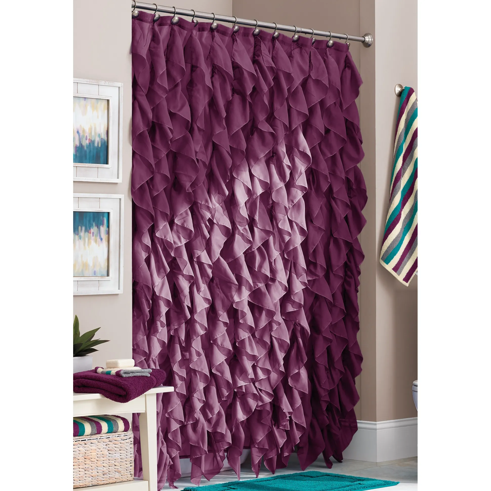 Cascade Shower Curtain