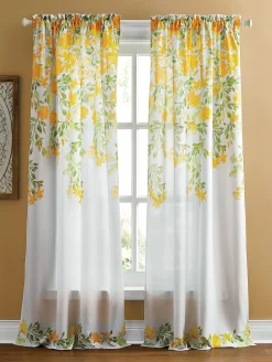Cascading Floral Panel