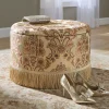 Cassandra Jacquard Storage Ottoman