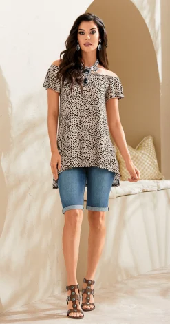 Celine Off-Shoulder Tunic