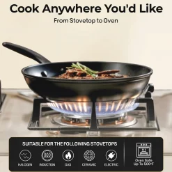 Ceramax 20-Piece Ceramic Nonstick Cookware Set