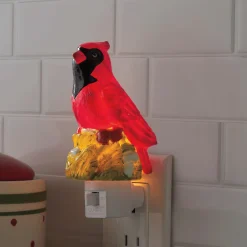 Ceramic Cardinal Night-Light