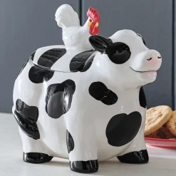 Ceramic Cow Treat Jar