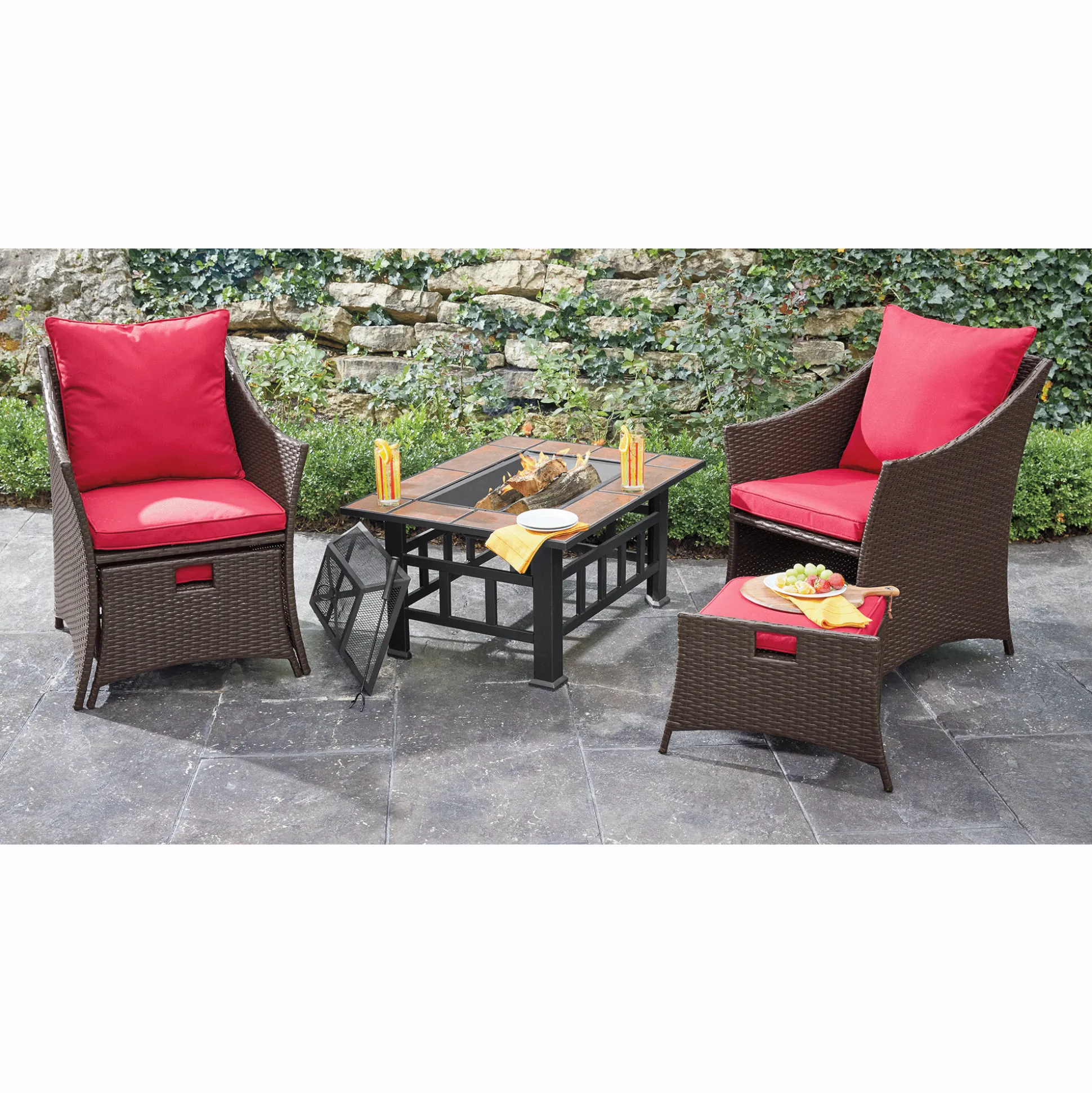 Chair with Ottoman